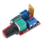 Mini PWM DC Motor Speed Controller 3-35V 5A 90W with Resettable Fuse