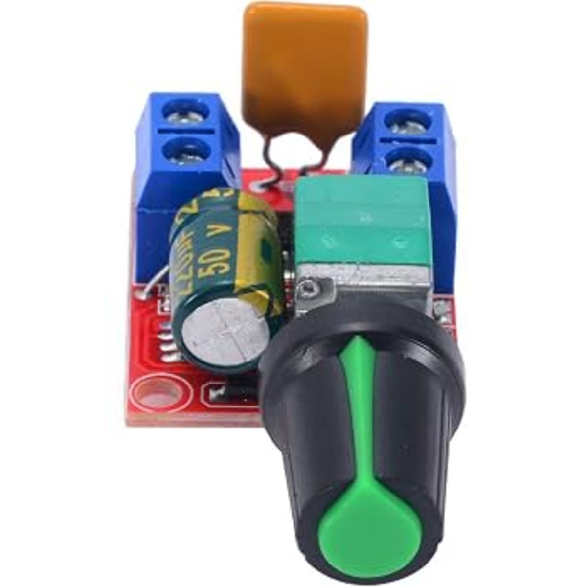 Mini PWM DC Motor Speed Controller 3-35V 5A 90W with Resettable Fuse - Image 2