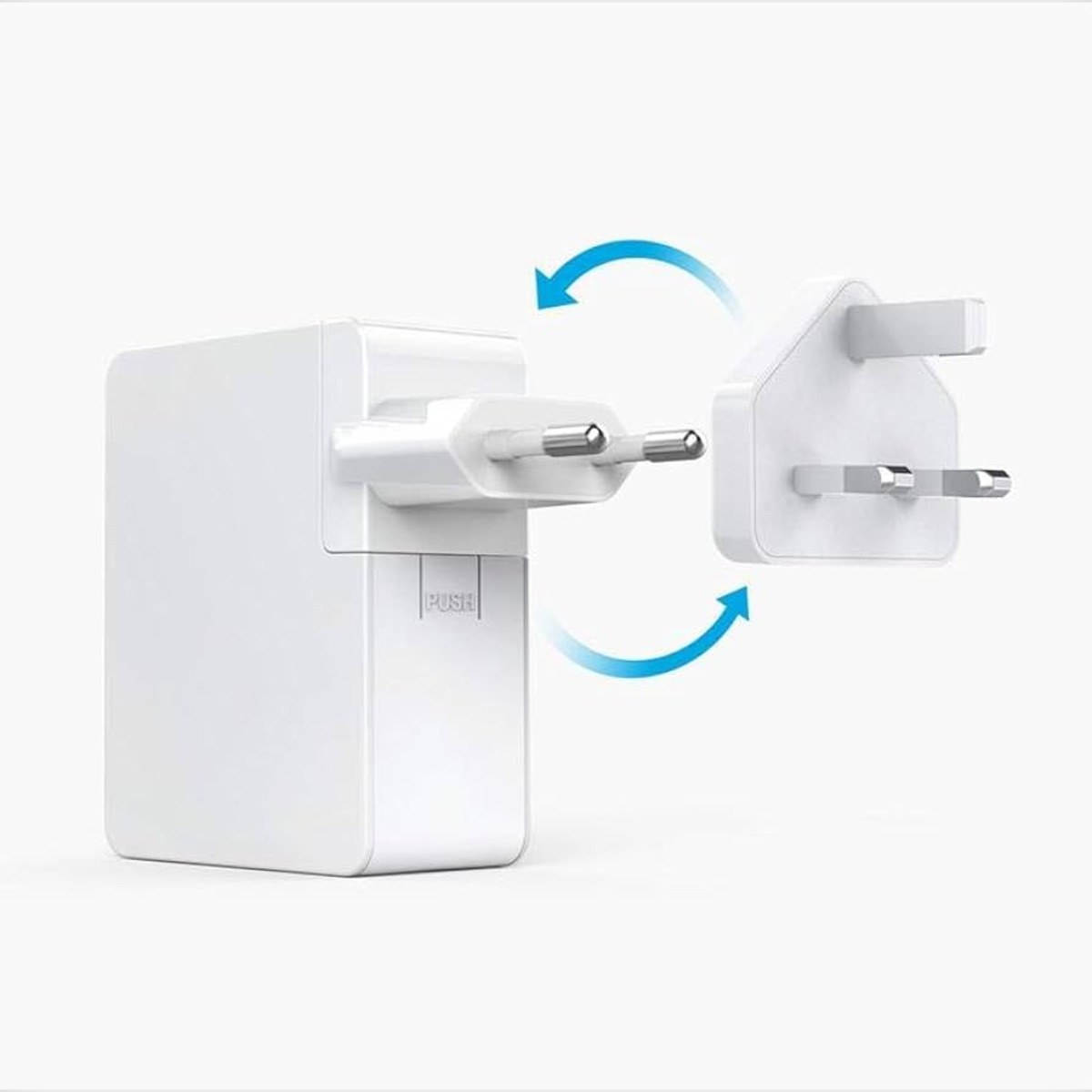 Anker A2042 Power Port Lite 4 Port USB Charger with Interchangeable UK&EU Travel Adapter 27W 2.4A - Image 2