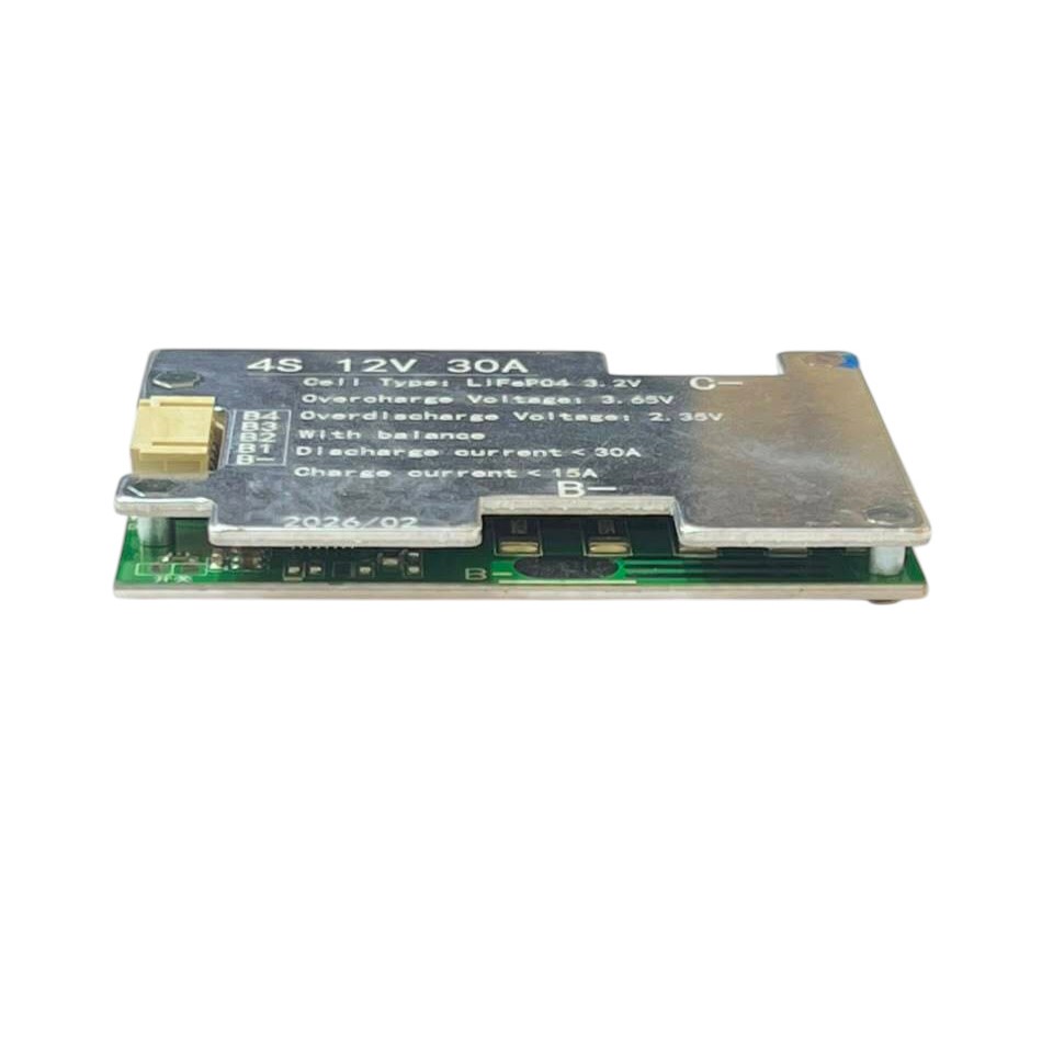 LifePo4 Battery Charger Protection Module (BMS) 4S 30A 12V with Aluminum Heat Sink - Image 2