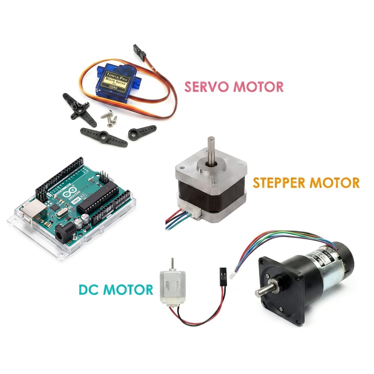 Arduino Motors Connections