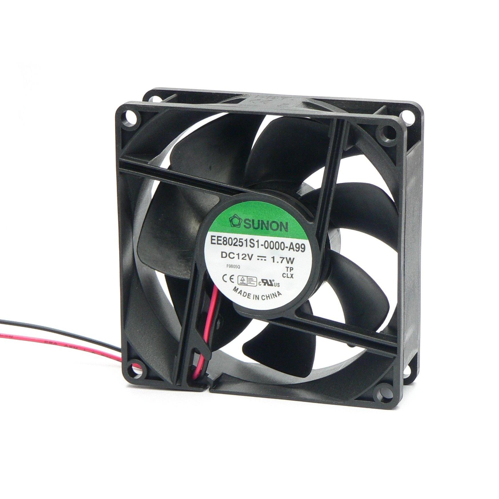 SUNON EE80251S1-0000-A99 DC Fan 12V 1.7W 80x80x25mm (USED LIKE NEW)