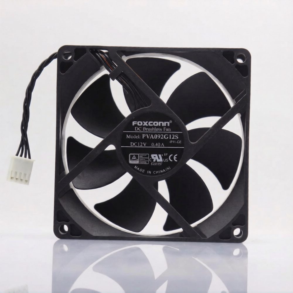 FOXCONN PVA092G12S DC Fan 12V 0.4A 92x92x25mm (USED LIKE NEW)