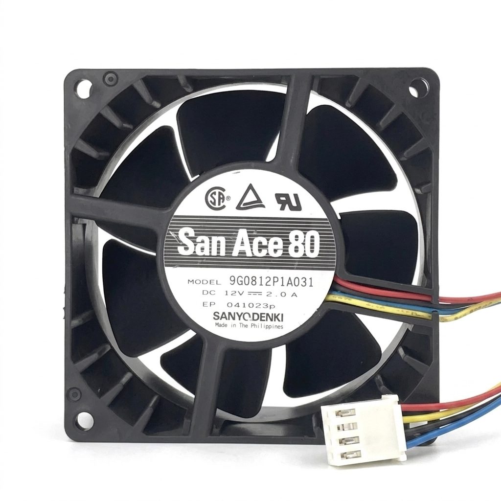 SANYODENKI 9G0812P1A031 DC Fan 12V 2A 80x80x38mm (USED LIKE NEW)