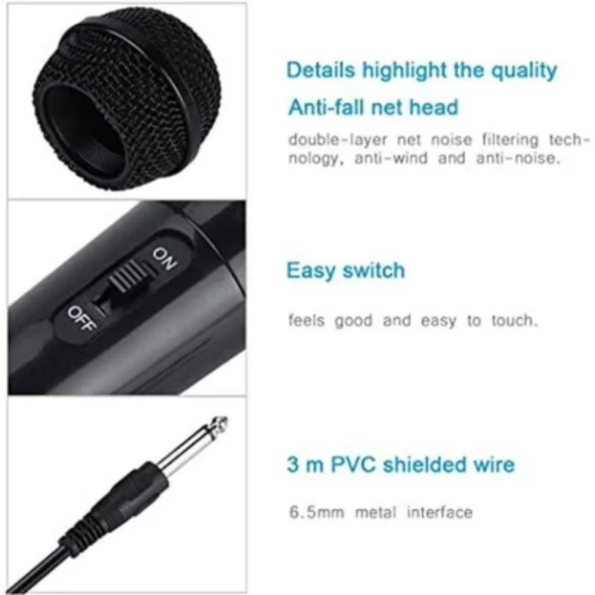 Andowl Q-MIC611 Vocal Microphone - Image 3