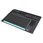 YX-S166 Silicone Soldering Pad Heat Resistant 377x577mm (BLACK)