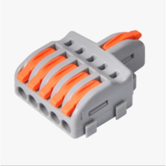WAGO NV-F15 Panel Mount Wire Connector 1 In 5 Out