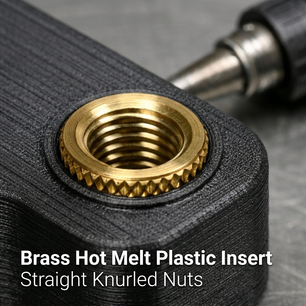 Brass Hot Melt Plastic Insert