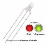 LED Dual Color 3mm Red & Yellow 3 Pin