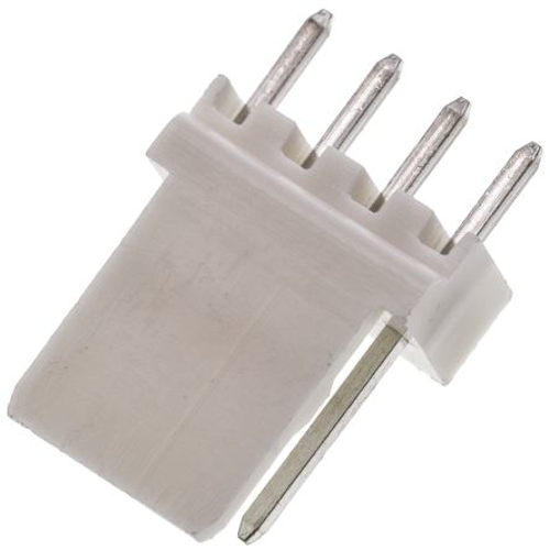 MOLEX 22-04-1041 Pin Header Vertical 2.5mm 1 Rows, 4 Contacts PCB TH - Image 2