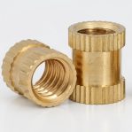 C3604 Brass Hot Melt Insert Straight Knurled Nut for Plastic M3x9x5mm (5PCS/Bag)