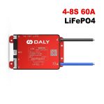 DALY Smart BMS lifepo4 Battery Charger Protection Module 4-8S 60A with Bluetooth and Cell Balancing