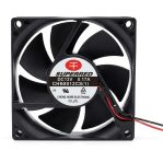 SUPERRED CHB8012CS DC Fan 12V 0.17A 80x80x20mm (USED LIKE NEW)