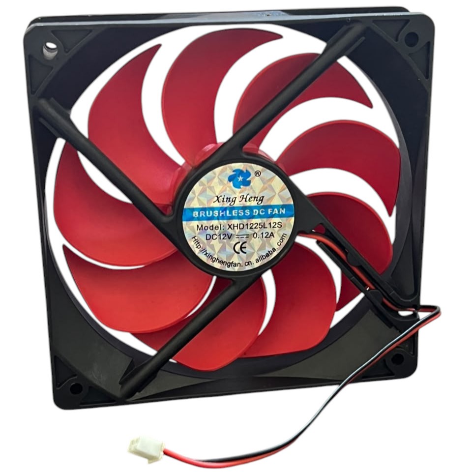 Xing Heng XHD1225L12S Control Air Fan 12V 0.12A 120x120x25mm (USED LIKE NEW) - Image 2