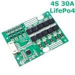 LifePo4 Battery Charger Protection Module (BMS) 4S 30A 12V Common Port with Balancing