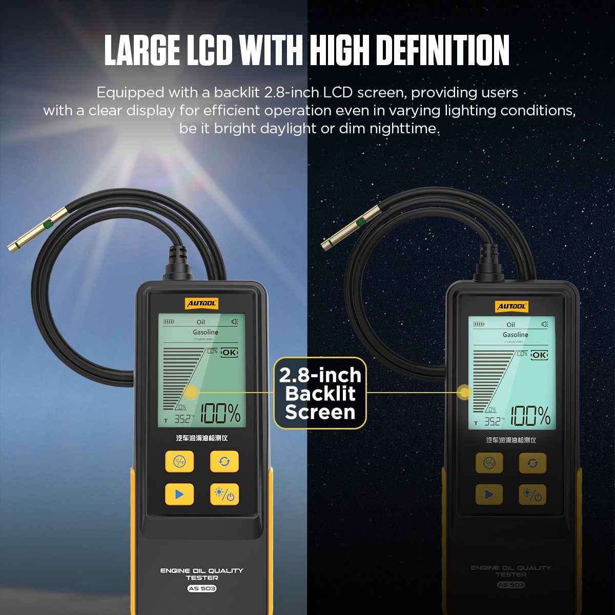 AUTOOL AS503 Engine Oil Quality Tester - الصورة 8