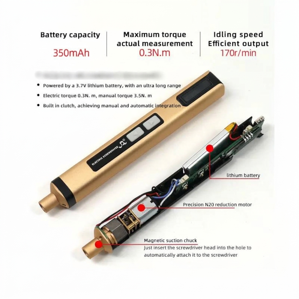 SW-80011 Precision Electric Screwdriver Set 25 in 1 - الصورة 6