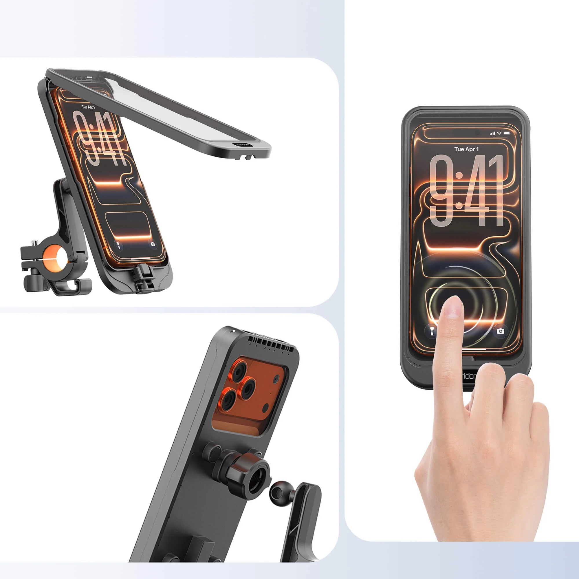 Earldom EH355 Bicycle Waterproof Phone Holder - Image 10