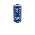 SAMWHA Aluminum Electrolytic Capacitor 1uF 50V 5x11.5mm Made in South Korea