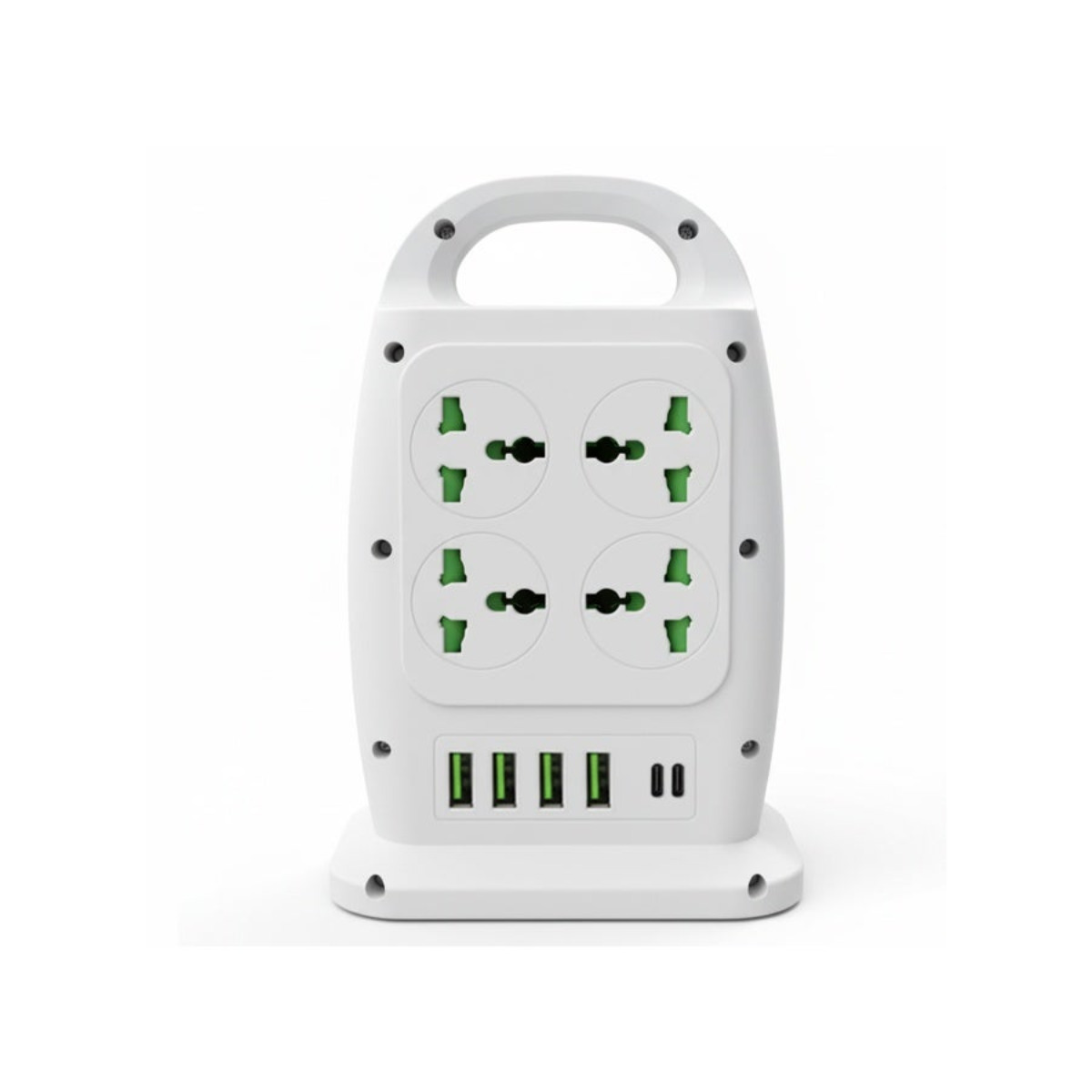 A022-6U-3PD Multi Power Sockets (8 Sockets, 6 USB, 3 Type-C) 2500W - White - Image 3